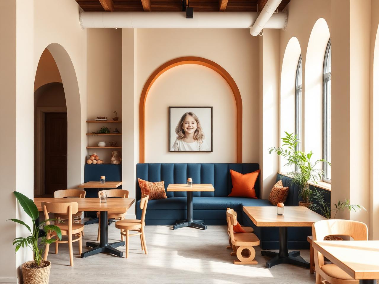 Café familial de quartier — projet conceptuel